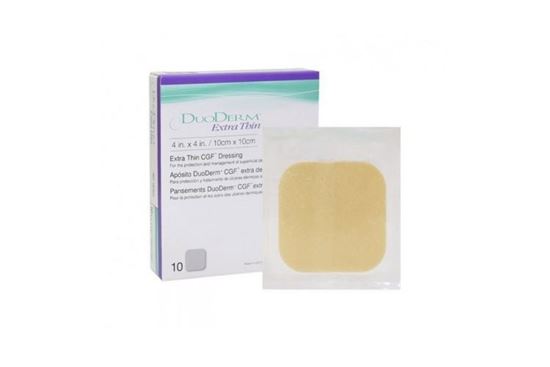 Picture of 187955 Convatec duoderm Extra thin  dressings 4'' X 4 '' (pack of 10)